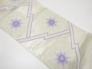 華紋に古典柄織り出し袋帯